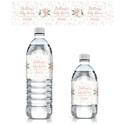 Etiquetas Personalizadas Para Botellas De Agua De Baby Showe