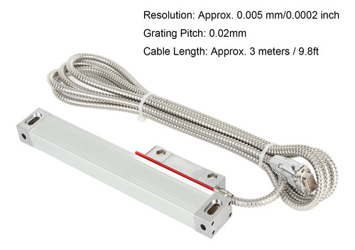 Encoder De Escala Lineal, Sensor De Regla De Rejilla De 5 M
