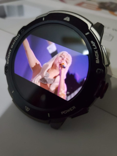Reloj Inteligente Llamadas 4g Android Pantalla Amoled Negro Negro Negro (Usado)