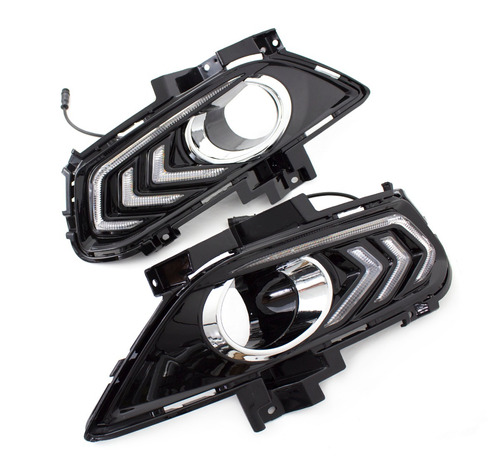 Luz De Dia Drl Ford Fusion 13-16 Ambar Direccionales Set 2pz