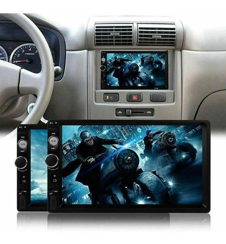 Radio Pantalla Doble Din Mp5 Video Usb Sd Bluetooh Hd 7