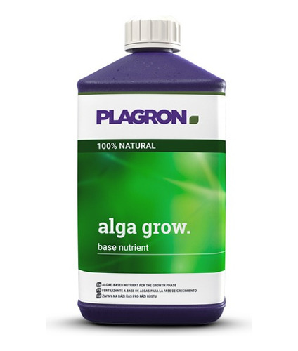 Alga Grow Plagron Fertilizante Base 100% Organico Vege 500ml