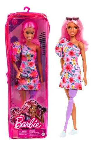 Muñeca Barbie Fashionista Bolso 189 Mattel 