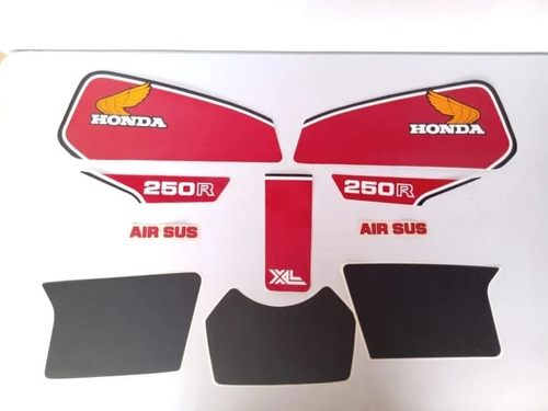 Kit Adesivo Faixa Moto Honda Xlr 250 1982 Branca