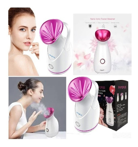 Imagem 1 de 6 de Vaporizador Facial Nano Limpeza De Pele Higienizador