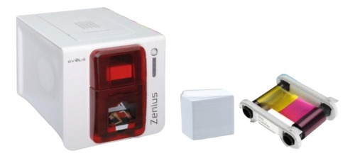 Impresora Tarjetas Evolis Zenius + Ribbon + Pvc + Software