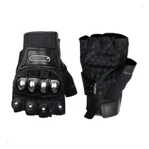Comprar Guante Moto Sin Dedo Madmotor Protección Nudillos Mitones