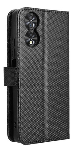 .. Funda For Tcl 40 Nxtpaper 4g Grano Diamantes Textura Cuero