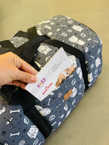 Imagen 6 de 9 de Bolso Transportador Myd Perro/gato Para Aerolínea Fly Bondi