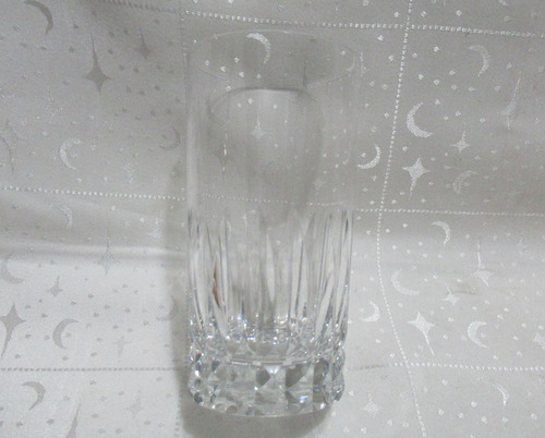 Vaso Tumbler Cristal Francés Tallado Sellado Baccarat France