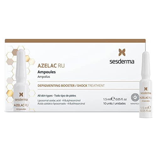 Sesderma Azelac Ru Brillo Ampollas 10 X 0.05 Fl. Oz, Ymjqj