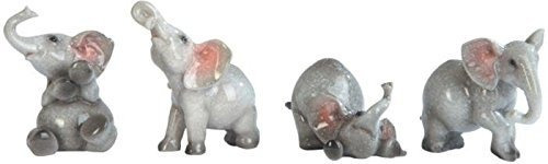 **figuras Elefante Grises (set 4)**