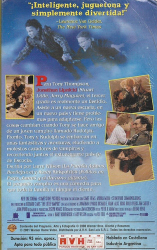 El Pequeño Vampiro Vhs The Little Vampire Español Latino (Usado)