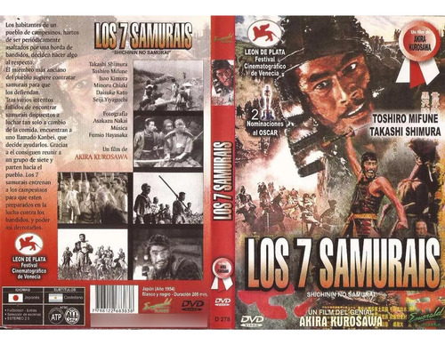 Los 7 Samurais Dvd Akira Kurosawa Toshirô Mifune