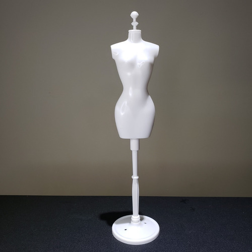 Maniquí Ropita Para Muñeca Compatible Barbie Blanco