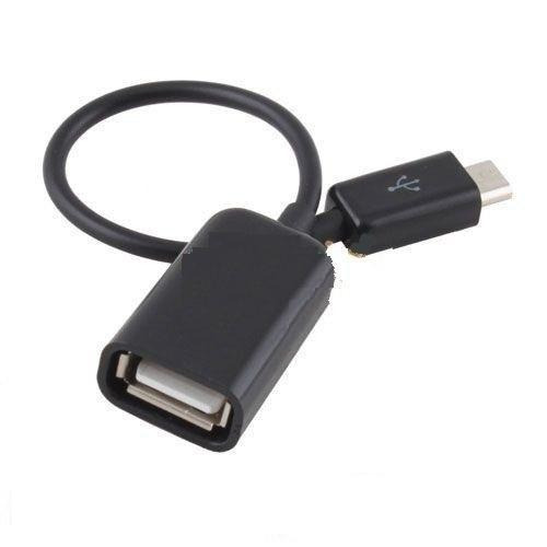 Otg Cable Convertidor Micro Usb Macho A Usb Hembra