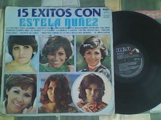 Disco Lp De Acetato Estela Nuñez, 15 Exitos