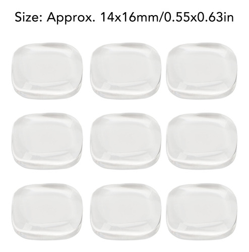 Tarjeta De Color De Uñas Transparente, 50 Unidades, Vidrio S