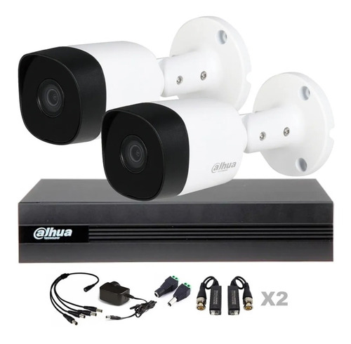 Kit Seguridad Dahua Hd Dvr 8ch + 2 Camaras Bullet Hd