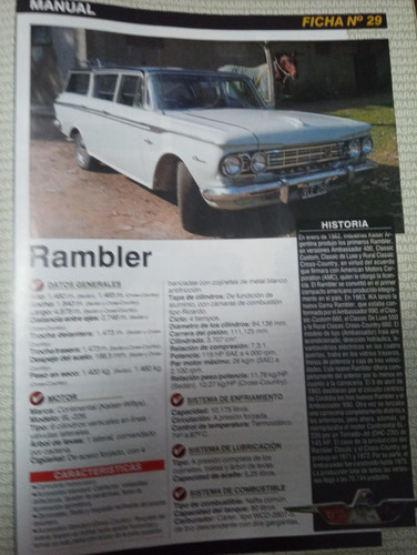 Revista Parabrisas N° 298 Año 2003 Rambler.leer Bien