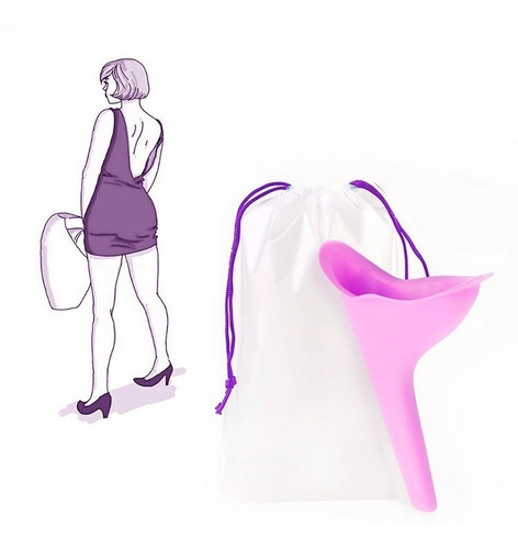 Urinal Mujer + Bolsita Orinar Parada Aire Libre Ruta Viaje