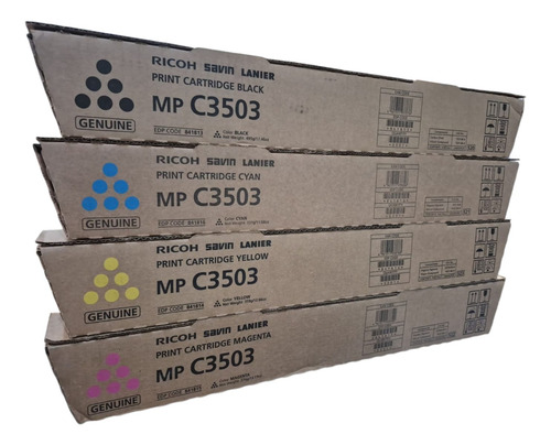 Toner Ricoh C3003 C3004 C3503 C3504 Amarillo 841814 Fc. Amarillo