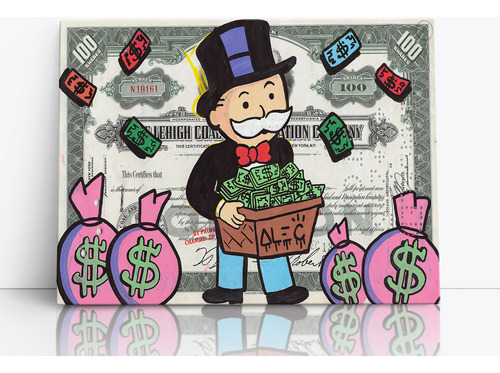 Cuadros Alec Monopoly Varios En Canvas Premium 80x60