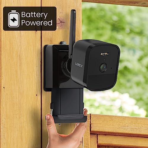 Lorex L85591-8AA4B-E Sistema de seguridad 4k wifi para exteriores con cámaras a batería negro