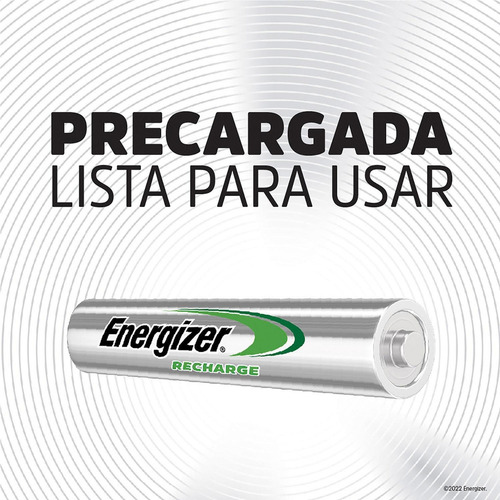 Pilas Recargables Energizer Aa Power Plus