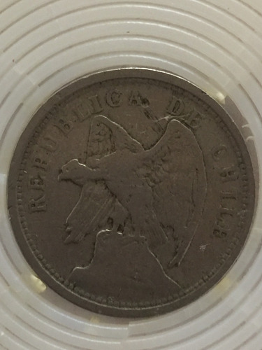 Moneda De 20 Centavos Chilenos De 1925