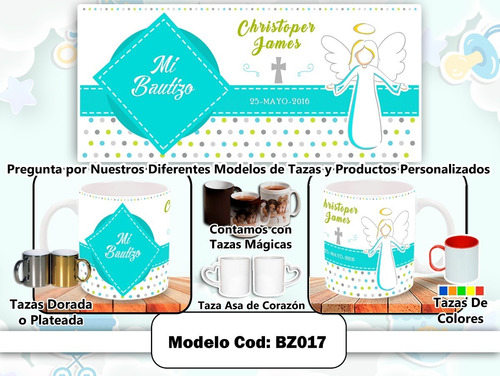 Taza Personalizada - Bautizo Y Primera Comunión - Bz017