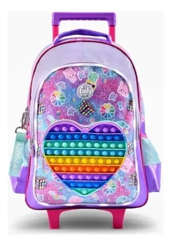 MOCHILA ME INTERNACIONAL UNICORNIO CON CARRO 18'' - CoopeHogar