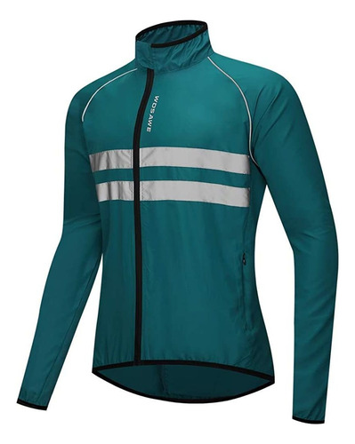 Chaqueta Cortaviento Ciclismo Running Con Bolsillos