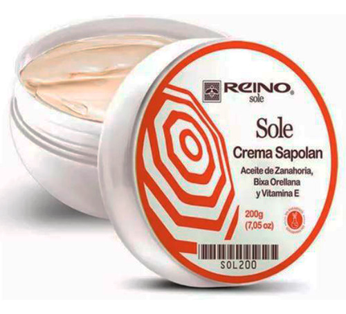 Crema Sapolan Bronceado Rápido Y Duradero Reino 200g