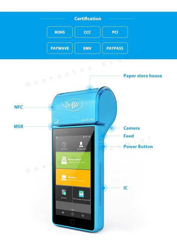 Terminal Punto De Venta Movil Con Impresora Termica Android