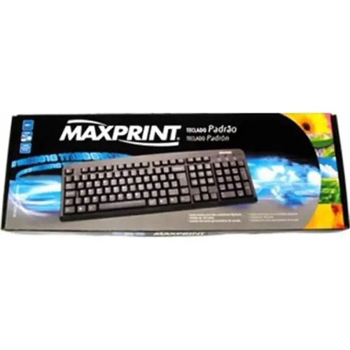 Teclado Padrão Standart Usb Preto - Maxprint | Parcelamento sem juros
