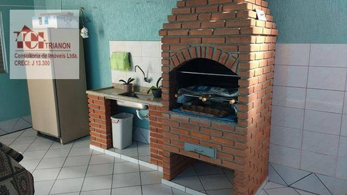 Linda Casa Térrea Plana, Rudge Ramos. - Ca0055