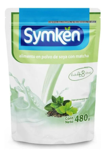 Symken Polvo Para Preparar Bebida De Matcha 480 G