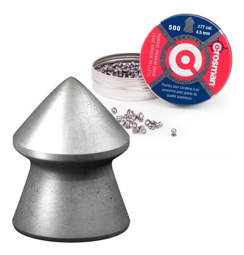 500 Chumbos Crosman Pointed 4.5mm