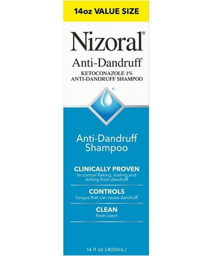  Nizoral , Shampoo Anticaspa  Botella De 400ml Importado!