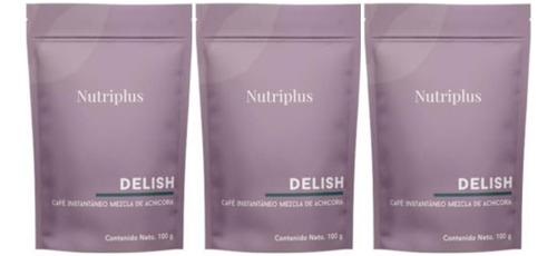 3 Bolsas Nutriplus Café Instantáneo Achicoria /100 G/farmasi