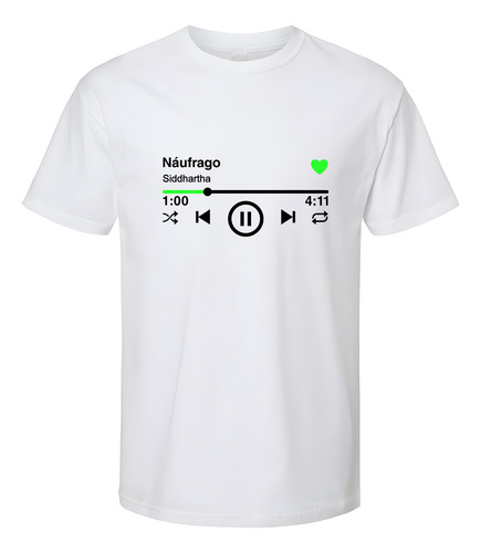 Playera Musical | Siddhartha Náufrago