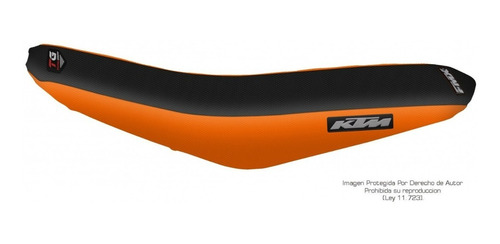 Funda De Asiento Ktm 85 Total Grip Naranja Fmx Covers