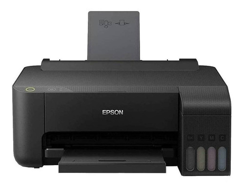 Imagen 1 de 3 de Impresora a color simple función Epson EcoTank L1110 negra 220V
