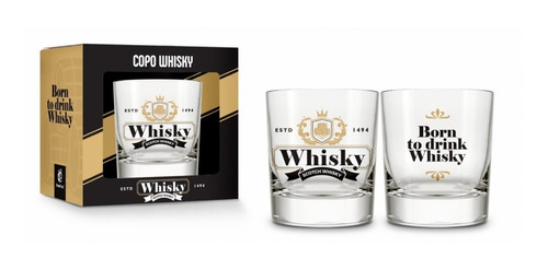 Copo Atol Whisky Uísque Vidro Personalizado Scotch Drink