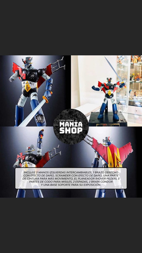 Imagen 1 de 6 de Mazinger Z D.c Damage Gx-70spd Anime Color Ver.