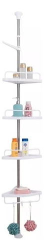 Organizador Esquinero De Ducha Multi-uso 4 Repisas Ajustable