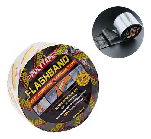 Membrana Asfaltica Reflexsol Aluminio Flexible 10m X 3in