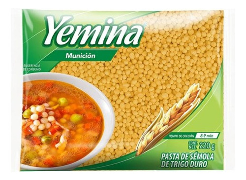 2 Pza Sopa De Munición Yemina 220 G