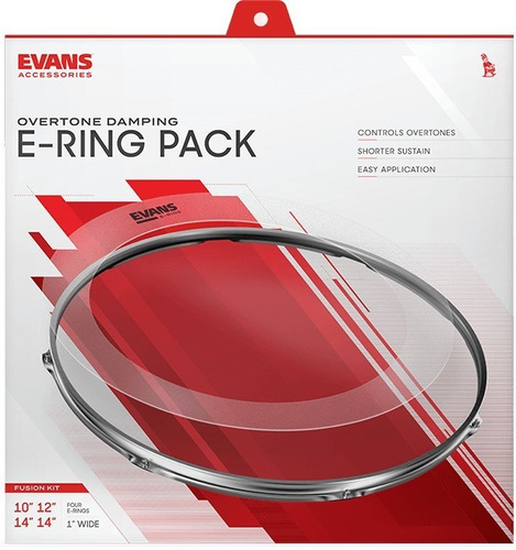 Evans Er-fusion Ahogador  P/armónico Set 10,12,14 PuLG